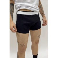 Cueca para Packer - Preta Lisa